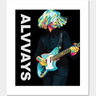 Molly Rankin Alvvays In Wpap Art Style Posters and Art